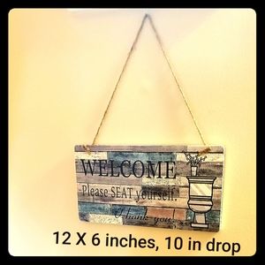 Wooden Wall Art Picture Cute Conversation Piece